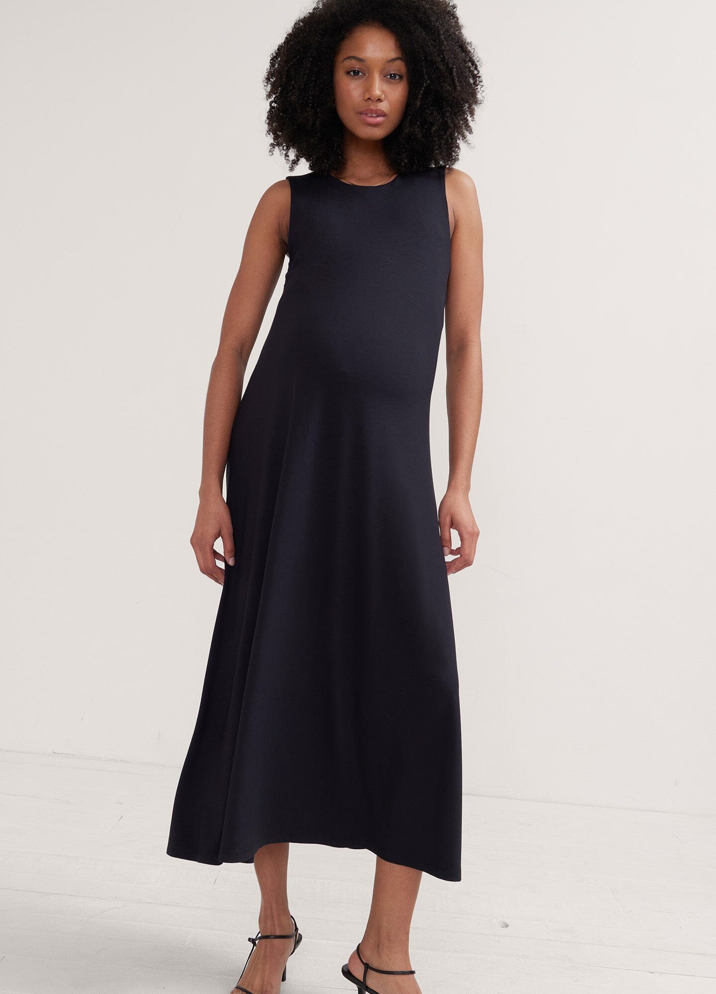 The Jamie Dress 4 - Women's Floral Summer Midi Dress with Short Sleeves, Comfortable & Stylish for Casual Outings, Beach Vacations and Date Nights