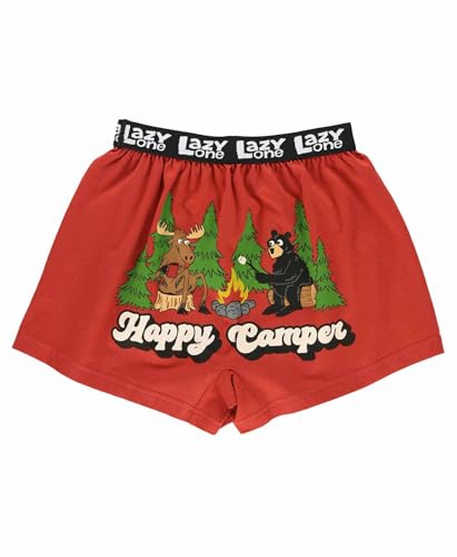 Happy Camper Kids Boxer Red