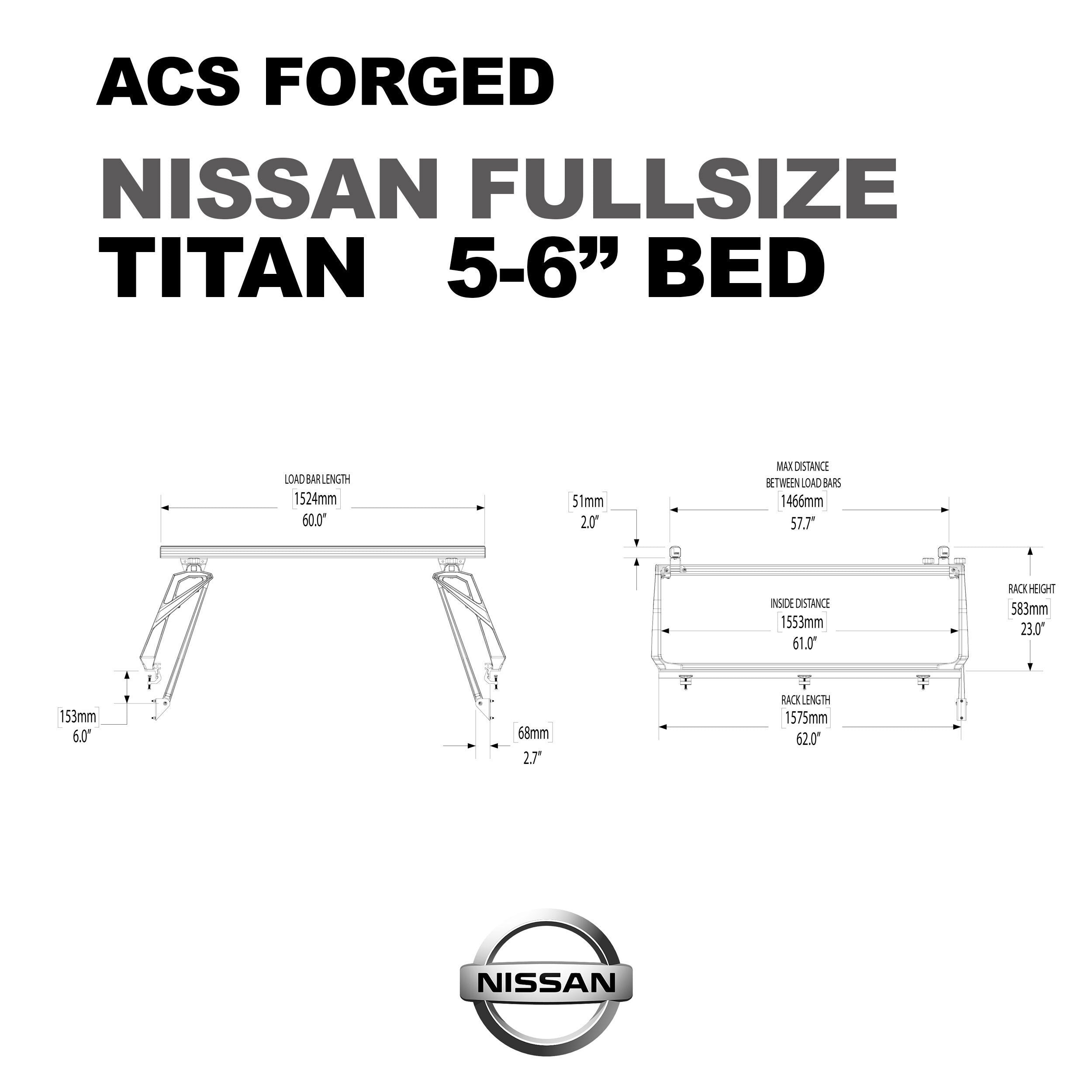 2004-2023 Nissan Titan ACS Forged Wheels - Premium Alloy Rims for Off-Road & Street Performance - Perfect for Truck Upgrades & Custom Builds