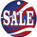 Patriotic Ceiling Mobiles - Pack of 6 | Nursery Decor, Baby Room Hanging Ornaments | Perfect for 4th of July, Memorial Day & Baby Showers