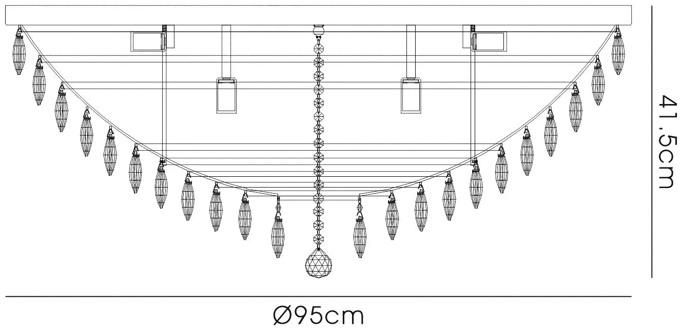 Consten Flush Ceiling Light Fixture with E14 Socket - Perfect for Bedroom, Hallway & Small Space Lighting