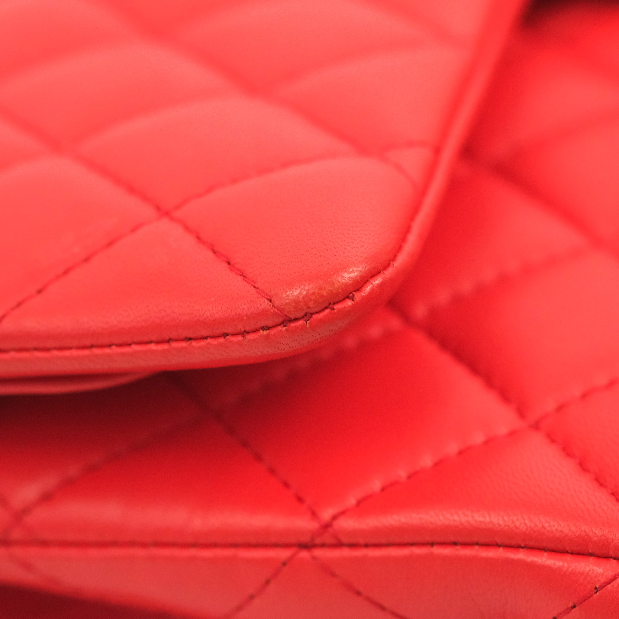 Chanel Classic Medium Double Flap Bag - Red Lambskin Leather with Gold Hardware | Luxury Designer Handbag for Women, Perfect for Parties, Weddings & Everyday Elegance