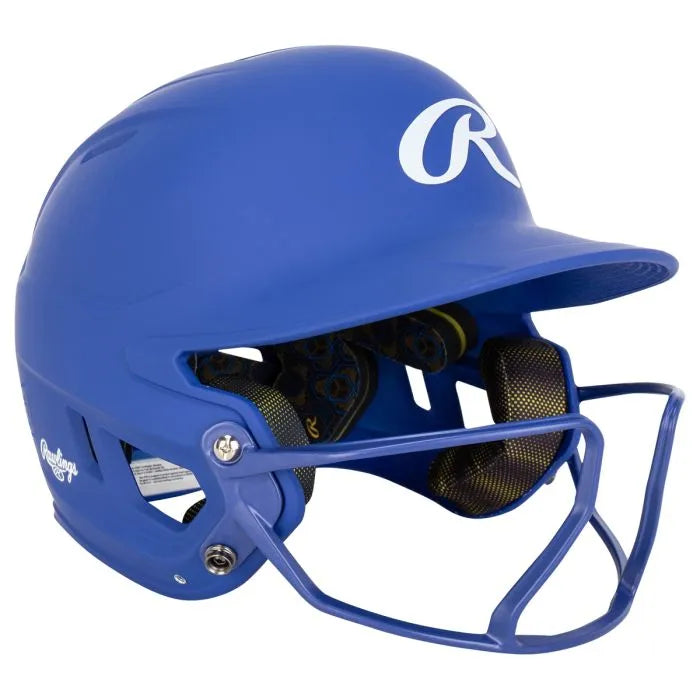 Rawlings Mach Hi Viz Fastpitch Softball Batting Helmet with Integrated Facemask - Youth & Adult Safety Gear for Baseball Games & Practice - MCHVIZ