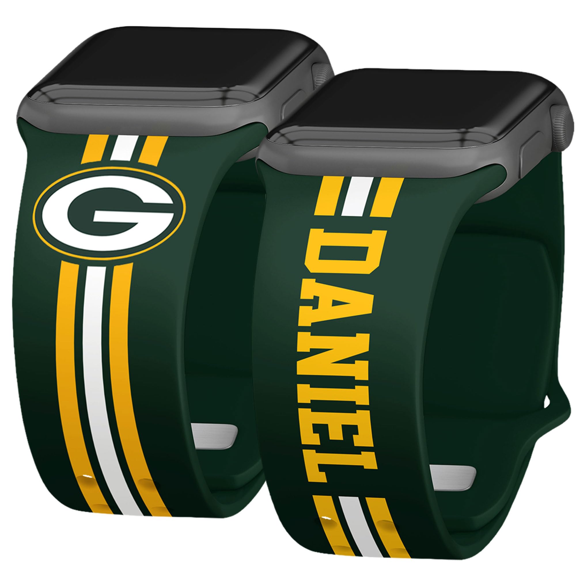 Custom NFL Name & Number Apple Watch Band - Compatible with All Apple Watch Series (38mm/40mm/41mm/42mm/44mm/45mm) - Perfect for Game Day, Sports Fans & Team Spirit Accessories