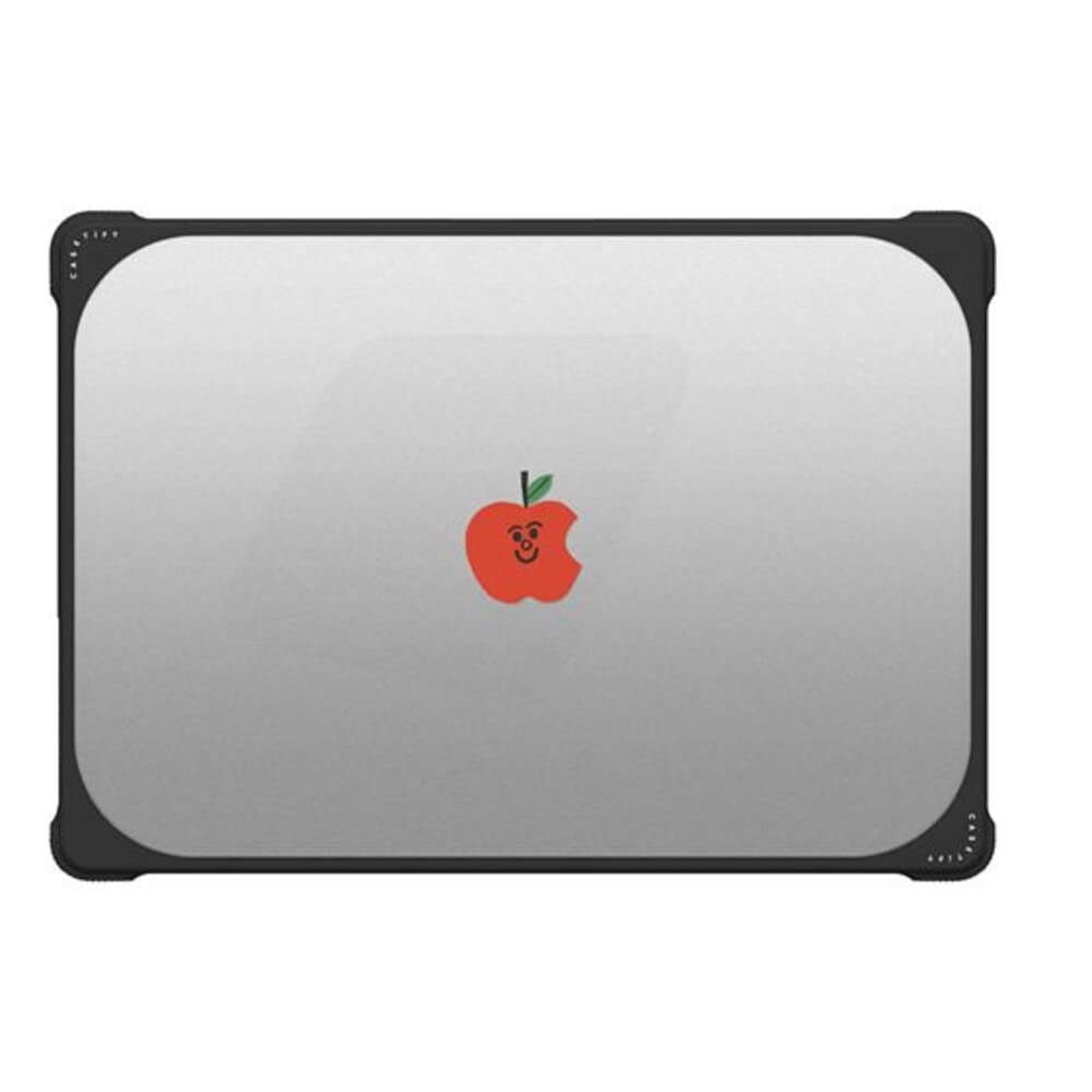 CASETiFY Bounce Protective Case for MacBook Pro 16-inch (M3/M4) - Shockproof Corner Design, Ventilation Cutouts, Anti-Slip Grip - Clear Black Laptop Cover by Tess Smith-Roberts - Perfect for Work, Travel & Home Use