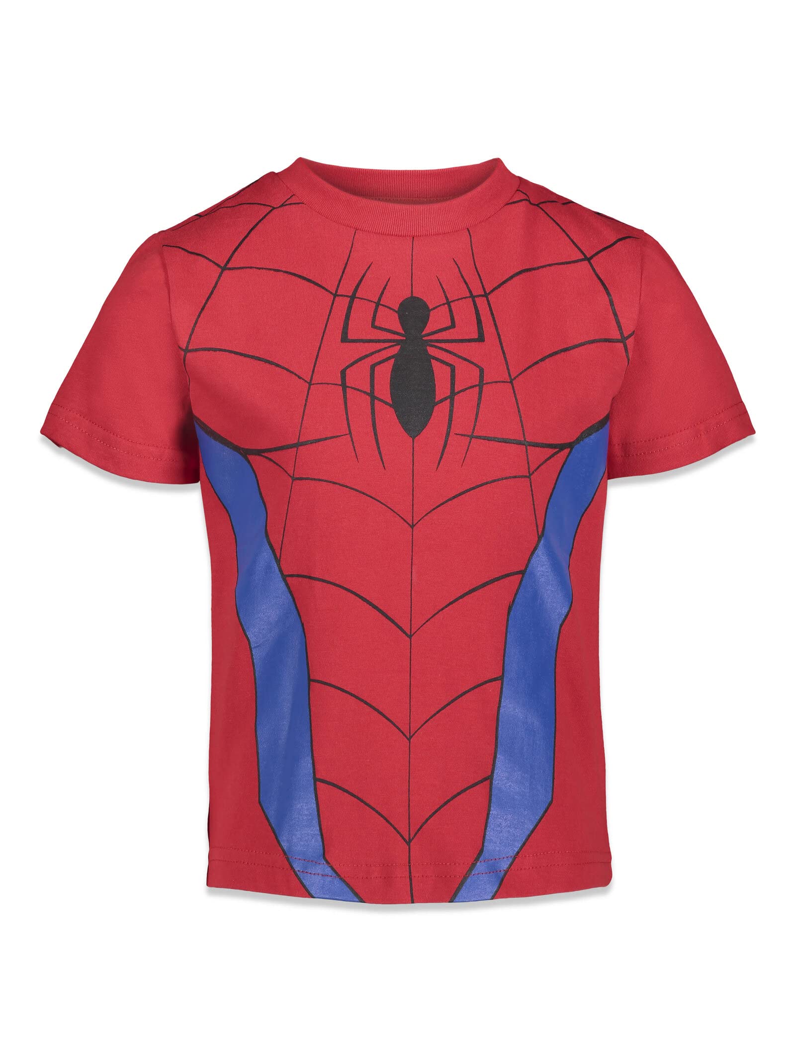 Marvel Avengers Spider-Man Iron Man Thor 3 Pack Graphic T-Shirts for Toddler to Big Kid | Superhero Costume Outfit for Halloween, Birthday Party & Cosplay