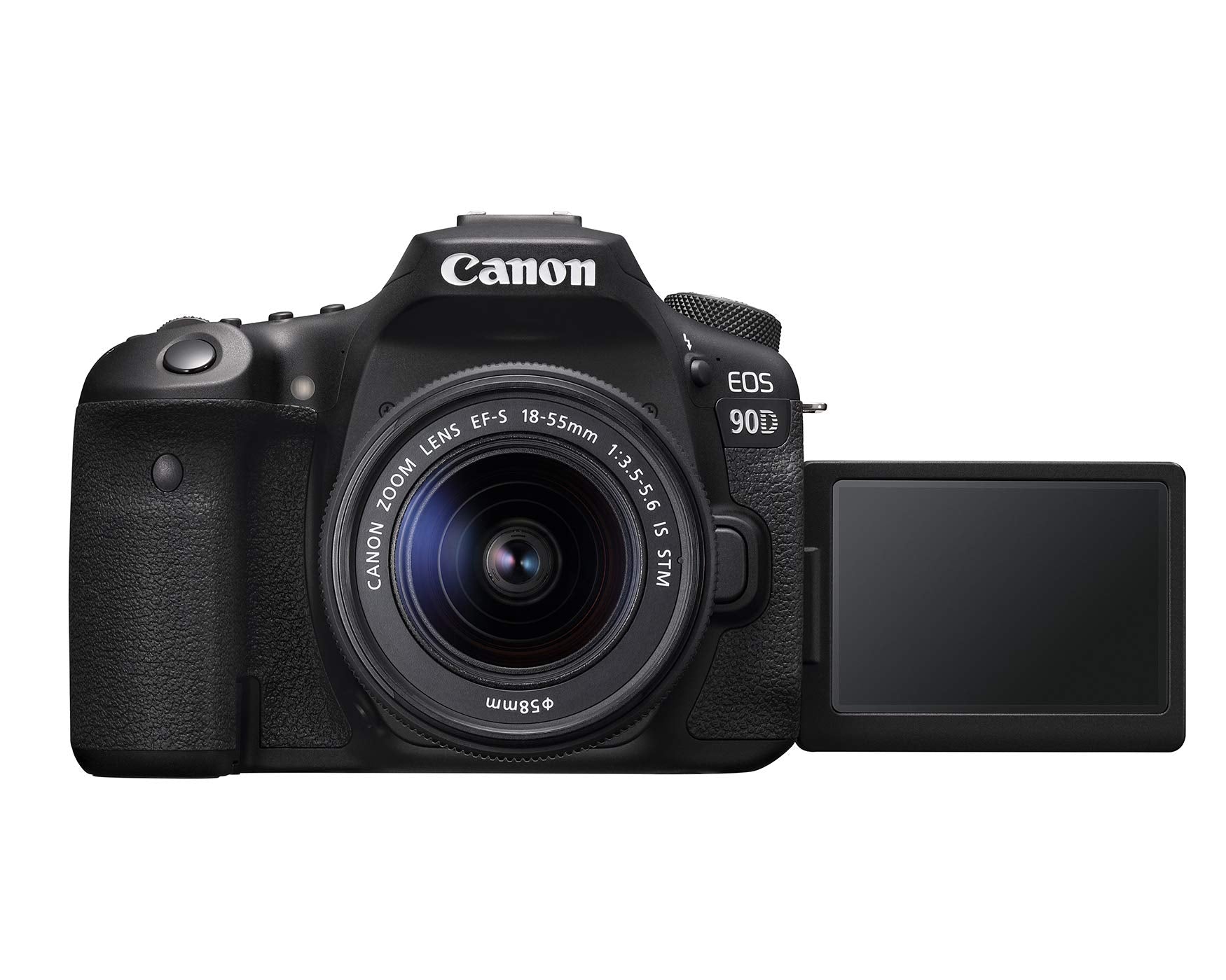 Canon EOS 90D DSLR Camera with 18-55mm Lens Kit - Professional Photography for Travel, Vlogging & Portrait Shooting