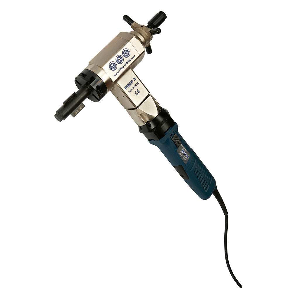 B&B Pipe Tools 8051 E110 Tag Prep 3 Electric 110V Pipe Preparation Tool - 1/3