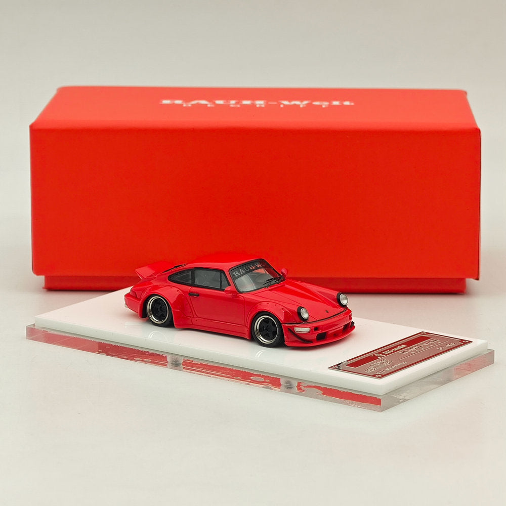 1/64 Scale XKE Porsche 964 RWB RAUH Welt BEGRIFF Resin Model Car - Limited Edition Collectible Diecast Vehicle for Display, Racing Enthusiasts & Car Lovers (Perfect for Home Decor, Office Display or Gift Giving)