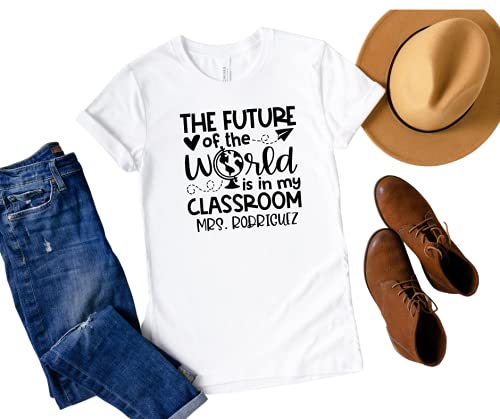 Inspirational Cute Teacher T-Shirts for Women - Personalized Back to School Shirt, Plus Size Teaching Tee, Substitute Teacher Gift Ideas - Perfect for Classroom, Teacher Appreciation Week & School Events
