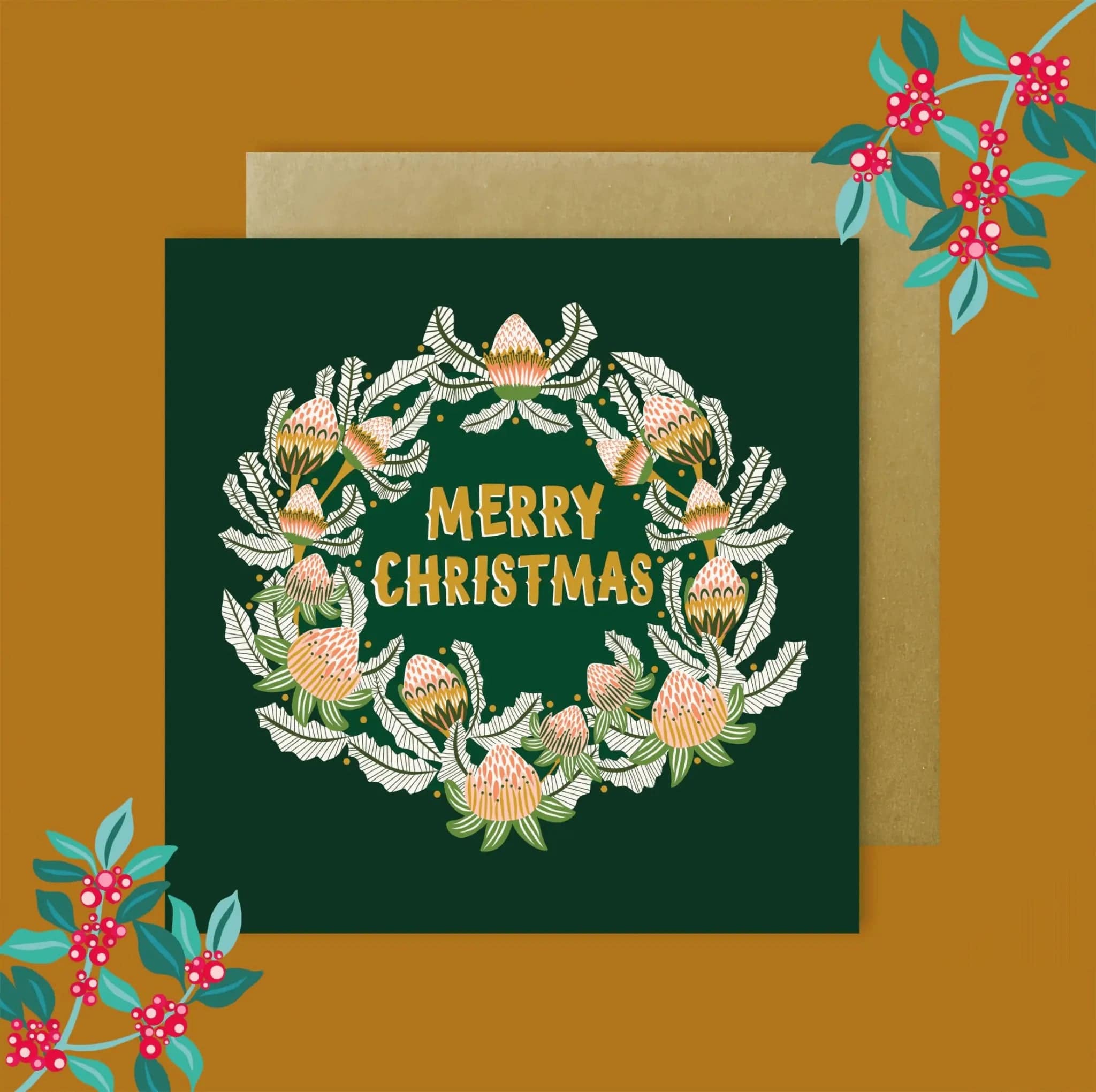 Christmas Cards Set - 50 Unique Holiday Greeting Cards for Family & Friends - Perfect for Xmas Gifts, Decorations & Party Invitations