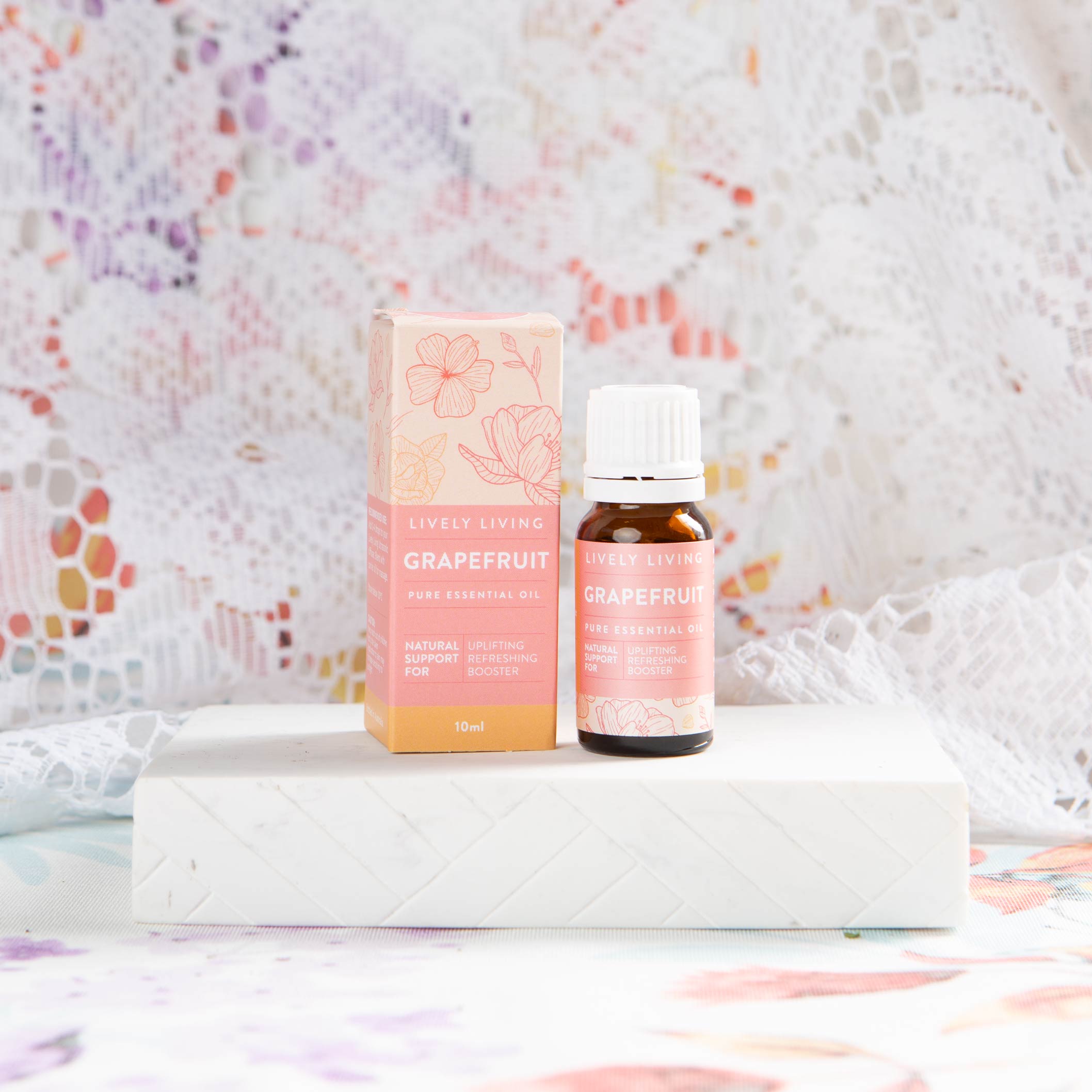 Pure Grapefruit Pink Essential Oil 10ml - 100% Natural Aromatherapy Oil for Relaxation, Stress Relief & Diffuser Use - Perfect for Massage, Skincare & Home Fragrance