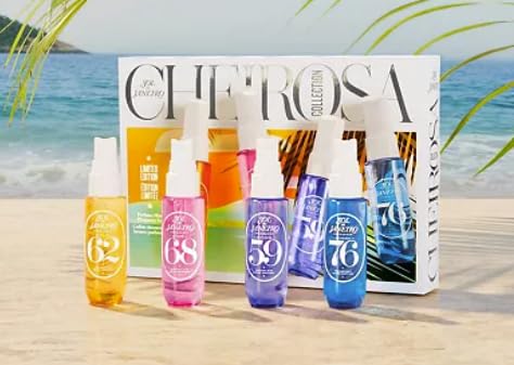 Sol de Janeiro Brazilian Crush Perfume Mist Travel Size Set - Limited Edition Tropical Scent for Vacation, Beach & Summer Days