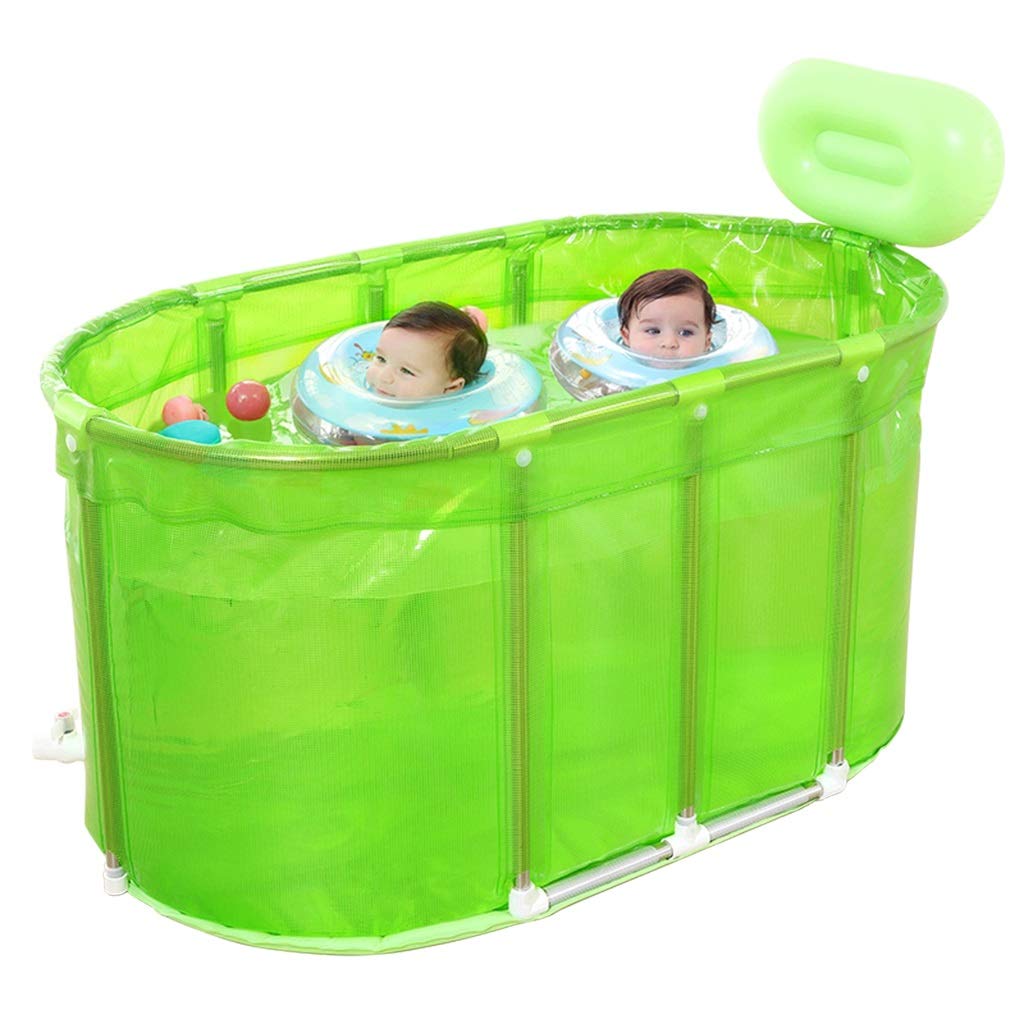 **Inflatable Above Ground Swimming Pool for Kids - 110x60cm Outdoor Backyard Water Play Center, Summer Party Toy for Boys & Girls (Green) - Perfect for Backyard Fun, Summer Parties, and Family Gatherings**