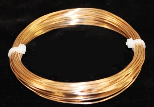 16 Ga Soft Phosphor Bronze Jewelry Wire - 3 Oz, 27 Feet Solid Wire for Crafting, Beading, and DIY Jewelry Making