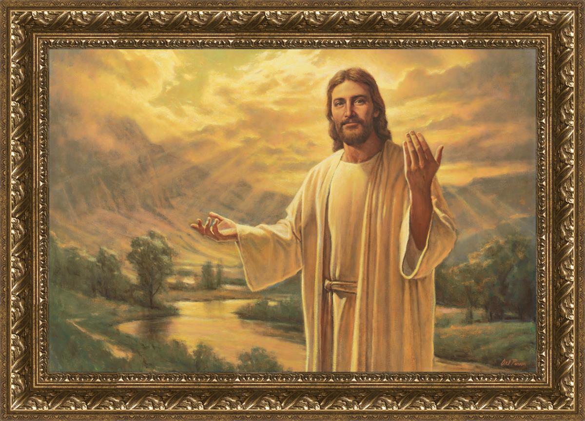 Come Follow Me By Del Parson - Inspirational Christian Wall Art for Home & Church Decor - Perfect for Living Rooms, Bedrooms & Sunday School Classrooms