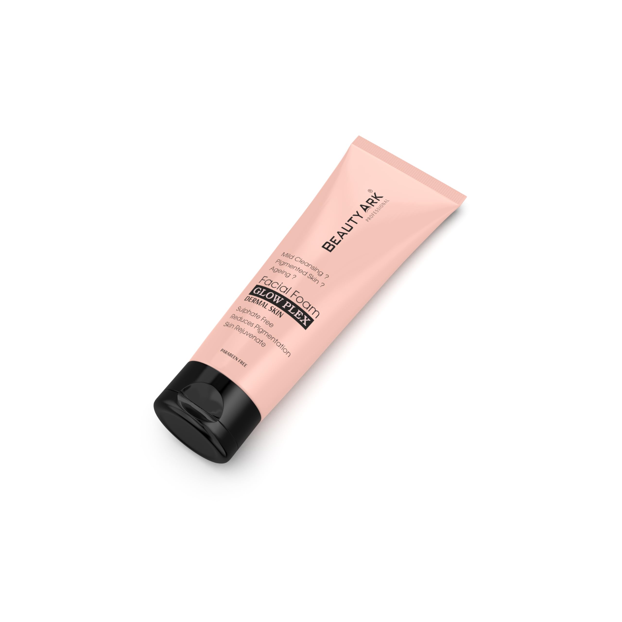 BEAUTY ARK GLOW PLEX FACE WASH 75ml - Gentle Cleansing Foam for Brightening & Hydrating Skin - Perfect for Daily Skincare Routine & Travel
