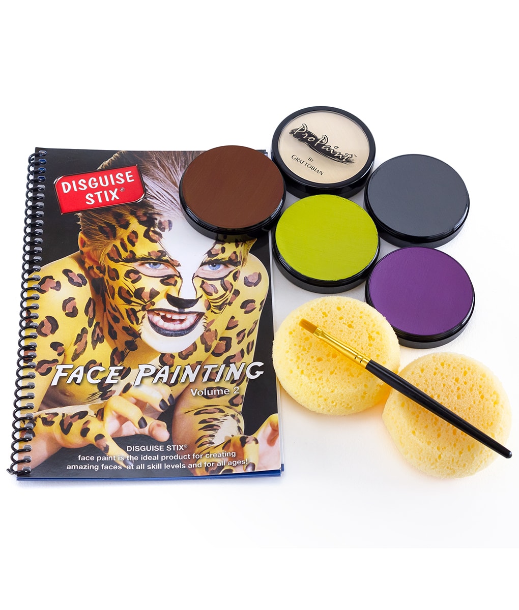 ProPaint™ Face and Body Paint Kit - 12 Vibrant Creepy Colors for Halloween Makeup, Cosplay & Costume Parties - Non-Toxic, Washable & Safe for Kids & Adults