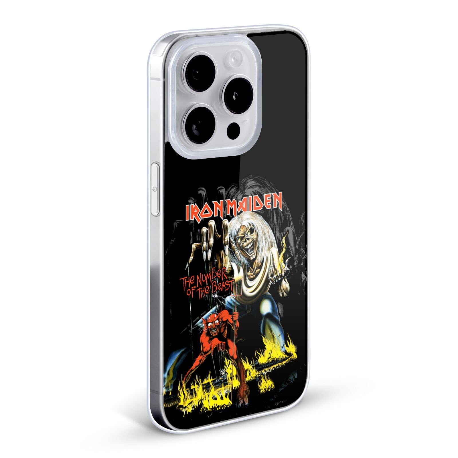 Officially Licensed Iron Maiden NOTB Album Cover Soft Gel Case for Apple iPhone 11 Pro Max - Protective Phone Cover with Unique Music Design - Perfect for Rock Fans, Concerts & Everyday Use