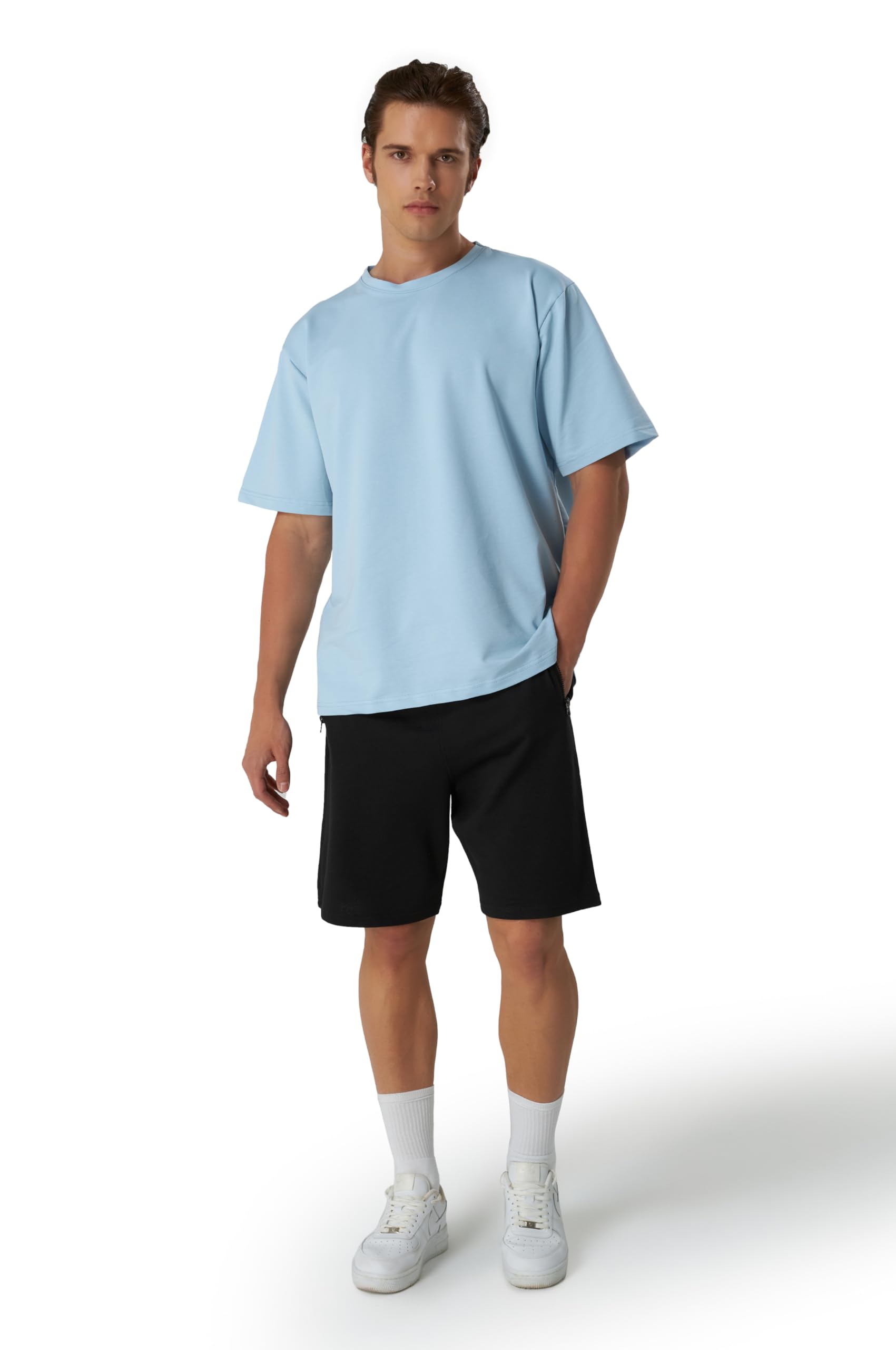 Smith & Solo Men's Cotton Sports Shorts - Running, Jogging, Fitness & Tennis - Lightweight Summer Activewear for Gym, Workout & Outdoor Activities