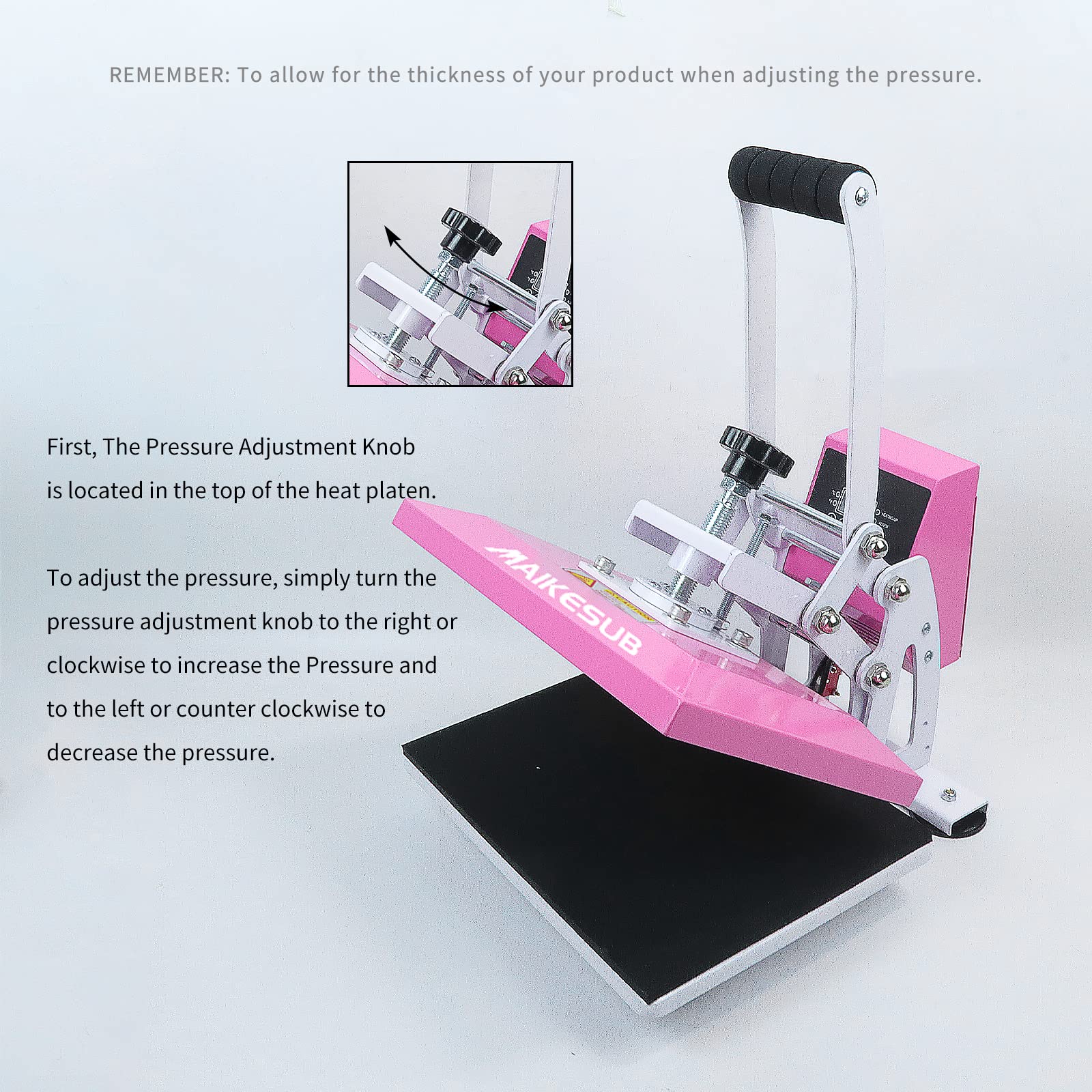 12x10 Inch Digital Heat Press Machine for T-Shirts & HTV Projects - Industrial Sublimation Printer for Heat Transfer Vinyl - Perfect for DIY Crafts, Custom Apparel & Small Business Printing