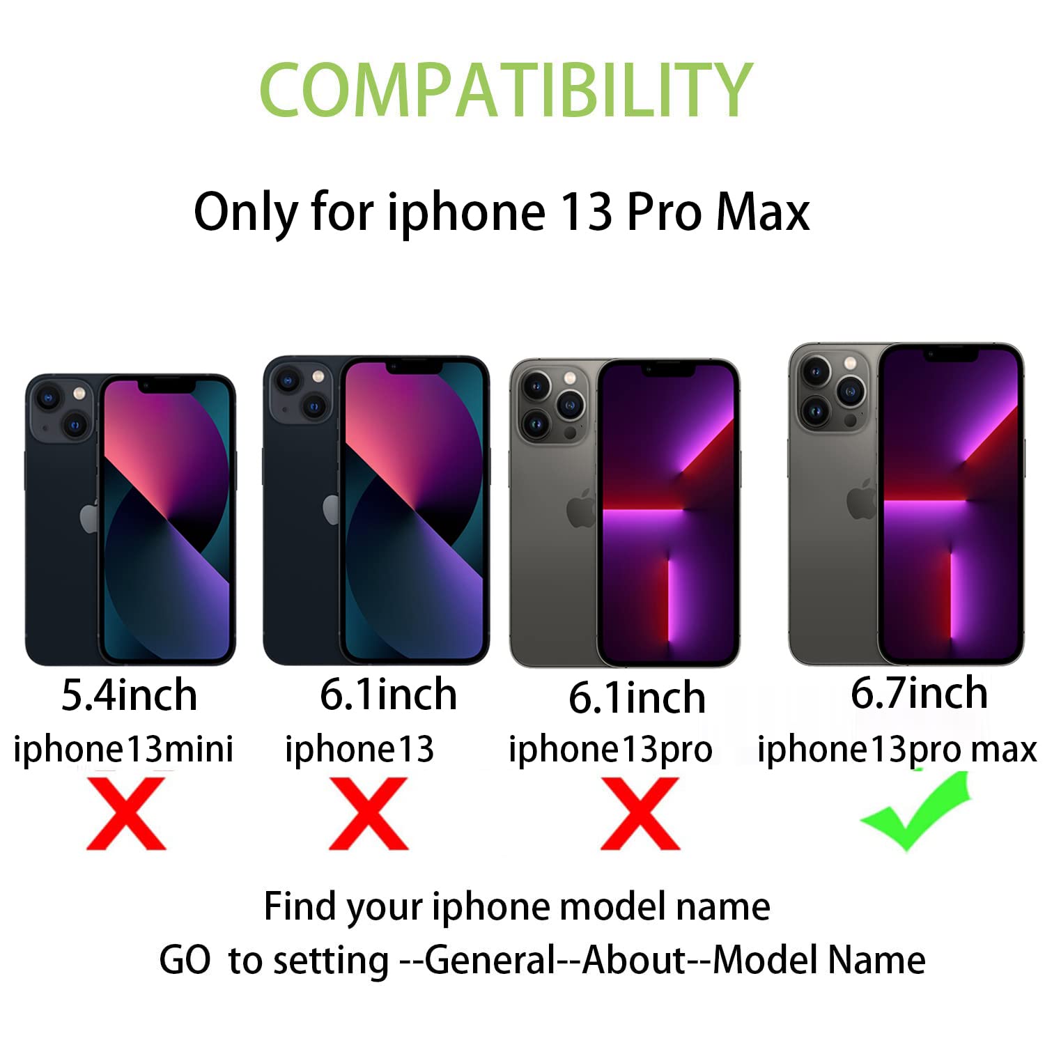 Premium Leather Wallet Case for iPhone 13 Pro Max with Card Holder & Stand - Shockproof Protective Phone Cover with Strap for Men & Women (Rose Gold) - Perfect for Daily Commute, Travel & Hands-Free Use