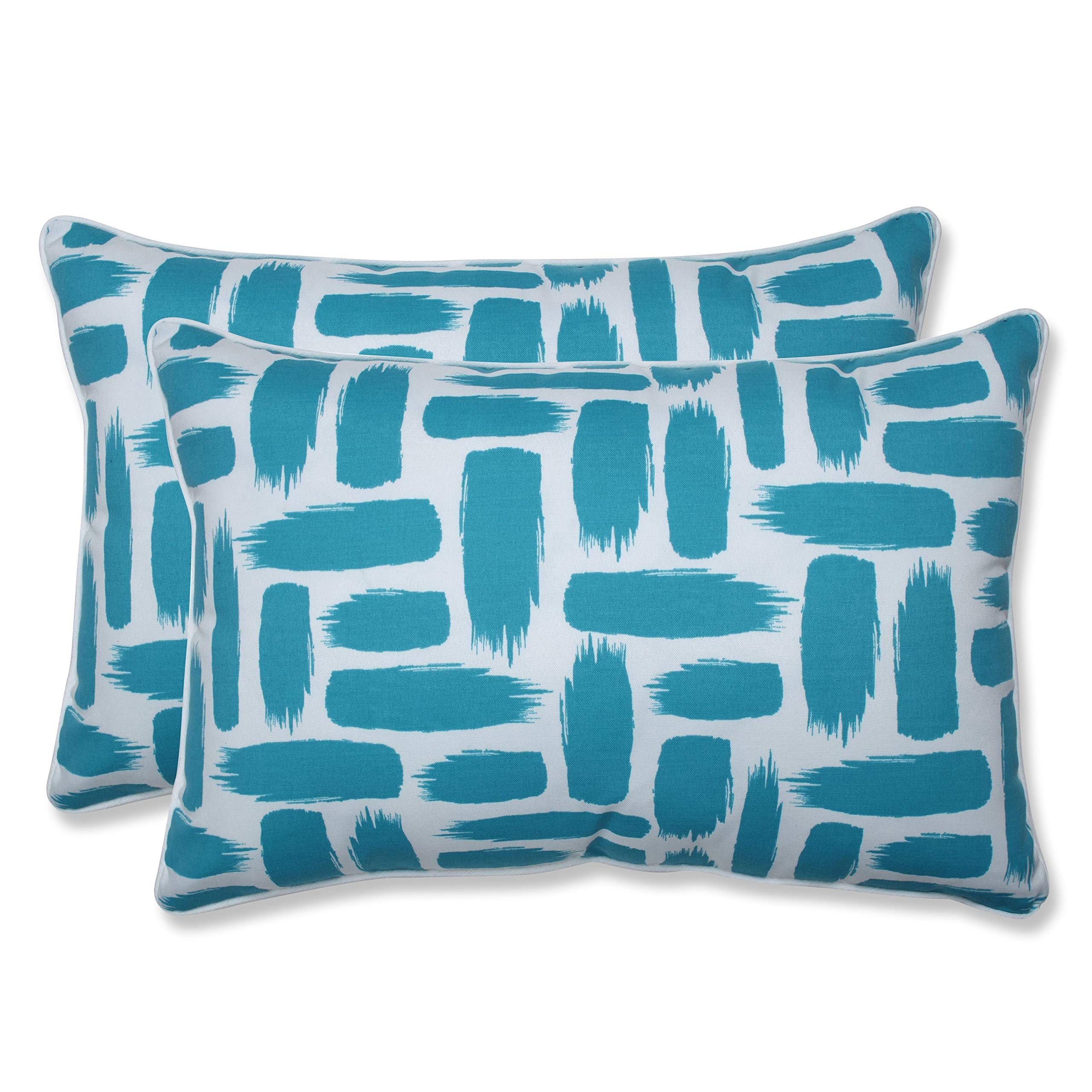 Premium Baja Turquoise Oversized Lumbar Pillows - 24.5