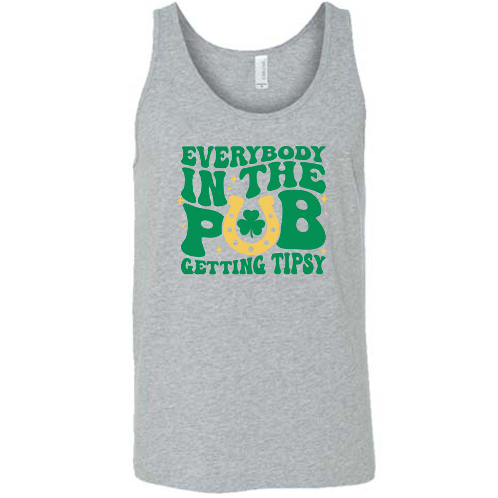 Unisex Everybody In The Pub Getting Tipsy T-Shirt - Funny Bar Drinking Tee for Parties & Night Out