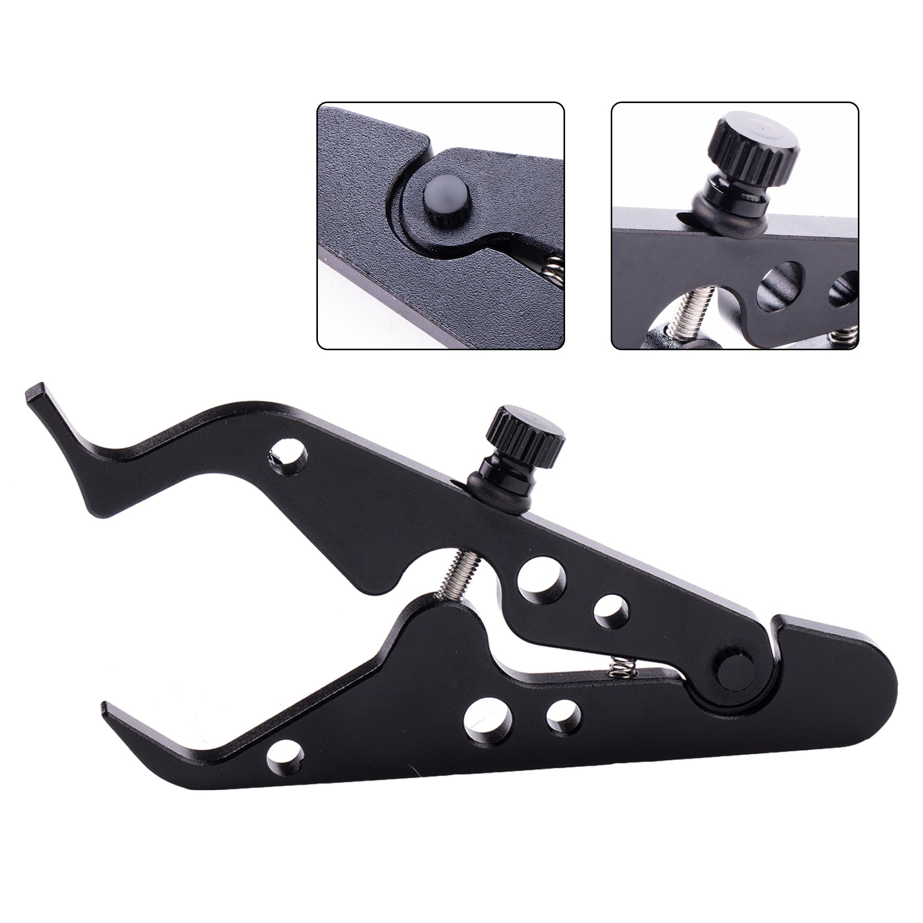 Universal Motorcycle Cruise Control & Throttle Lock - Lightweight Grip Clamp with Silicone Ring for ATV & Bike Rides