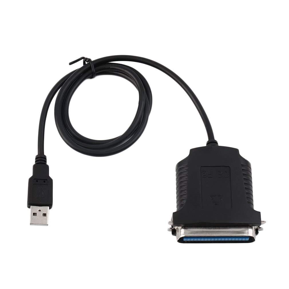 PRTA15953 USB to Parallel Port LPT1 36-Pin IEEE 1284 Printer Cable Adapter - Replacement Parts for Printers & Scanners - Compatible with HP, Epson, Canon - Ideal for Office Printing & Document Scanning