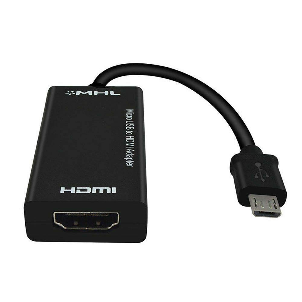 MHL Micro USB to HDMI Adapter Cable - Connect Android Phone/Tablet to TV for Streaming, Gaming & Presentations