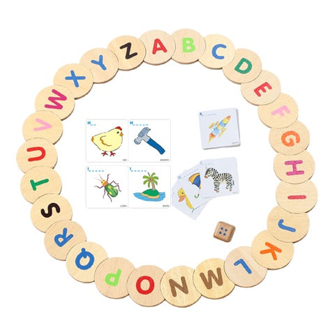 Alphabet Puzzle for Kids - Wooden ABC Learning Toy for Toddlers & Preschoolers - Educational Letter Recognition Game for Early Childhood Development - Perfect for Classroom & Homeschooling Activities