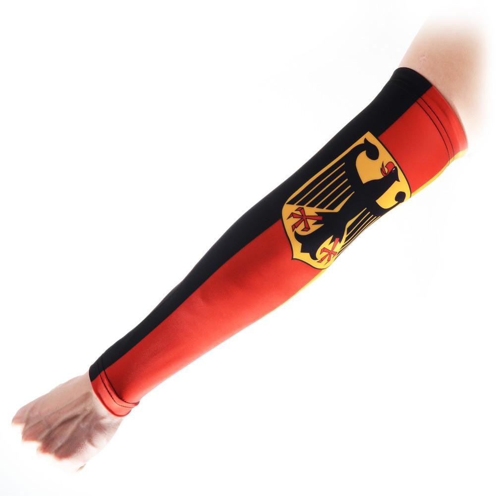 Germany Flag UV Protection Arm Compression Sleeves - Sun Protection for Running, Cycling, Hiking & Outdoor Sports