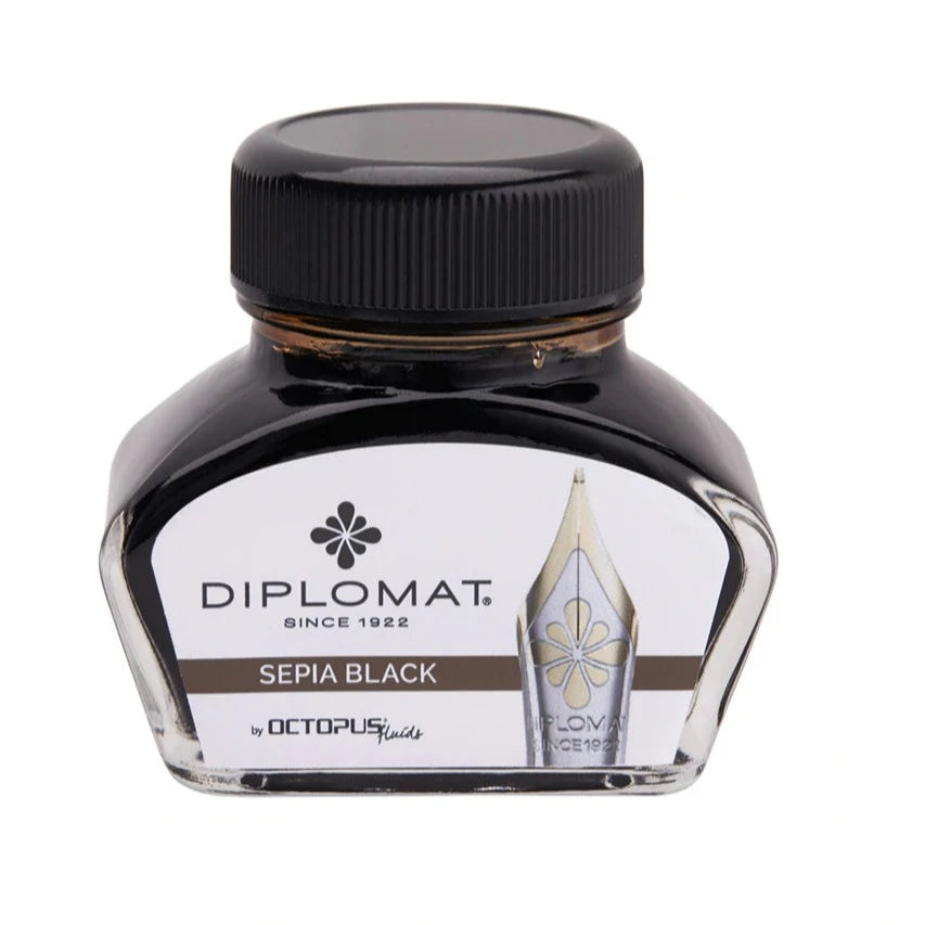 Premium Diplomat Fountain Pen Ink Bottle - 30ml (Various Colors) for Calligraphy, Journaling & Professional Writing