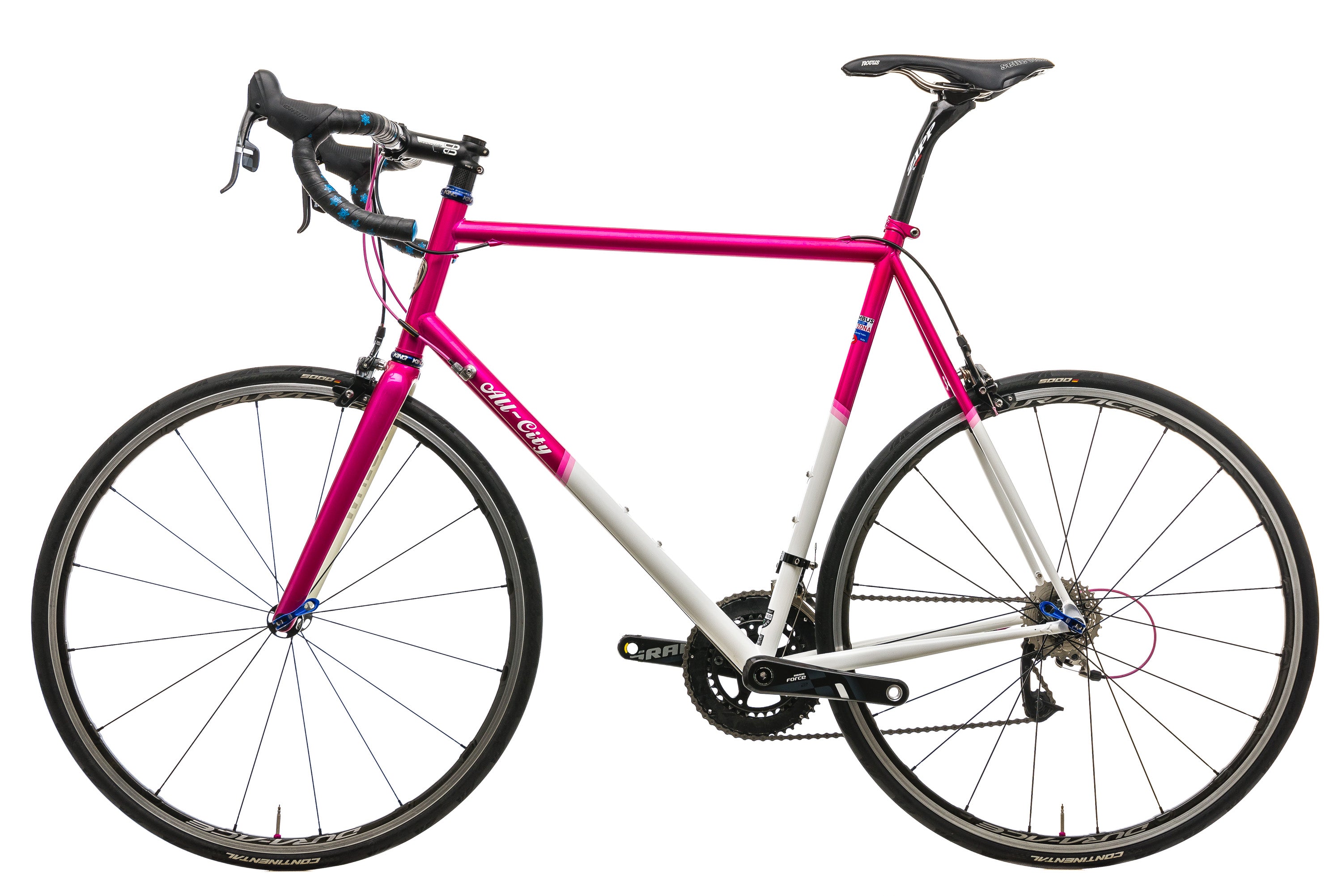 2016 All City Mr. Pink Road Bike - 61cm Lightweight Aluminum Frame for Urban Commuting & Fitness Cycling
