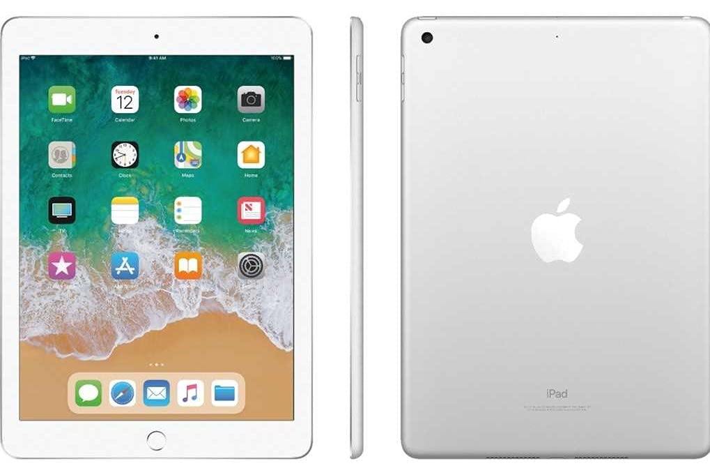 Refurbished Apple iPad 9.7-inch (2017 Model) 128GB WiFi Tablet - Silver | Perfect for Students, Business & Home Entertainment