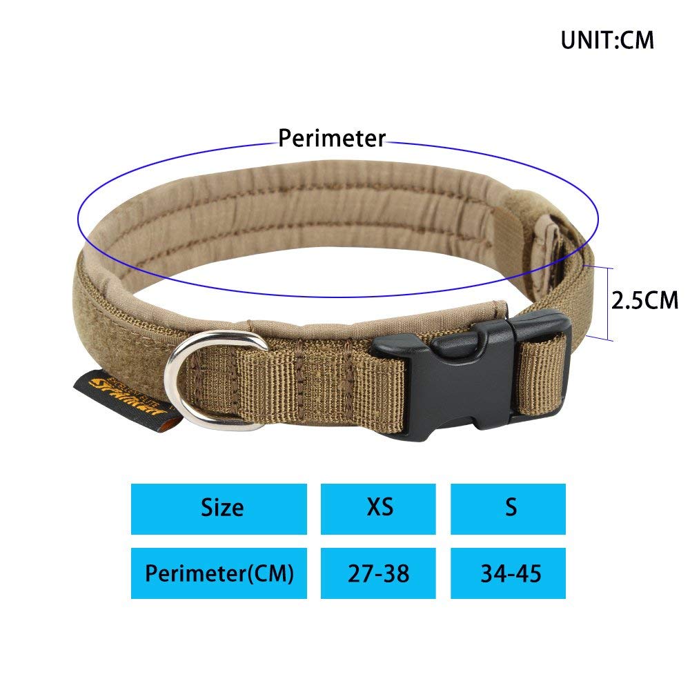 XS Puppy Dog Collar - Adjustable Nylon No-Pull Harness for Small Dogs with Padded Comfort | Perfect for Training, Walking & Outdoor Adventures