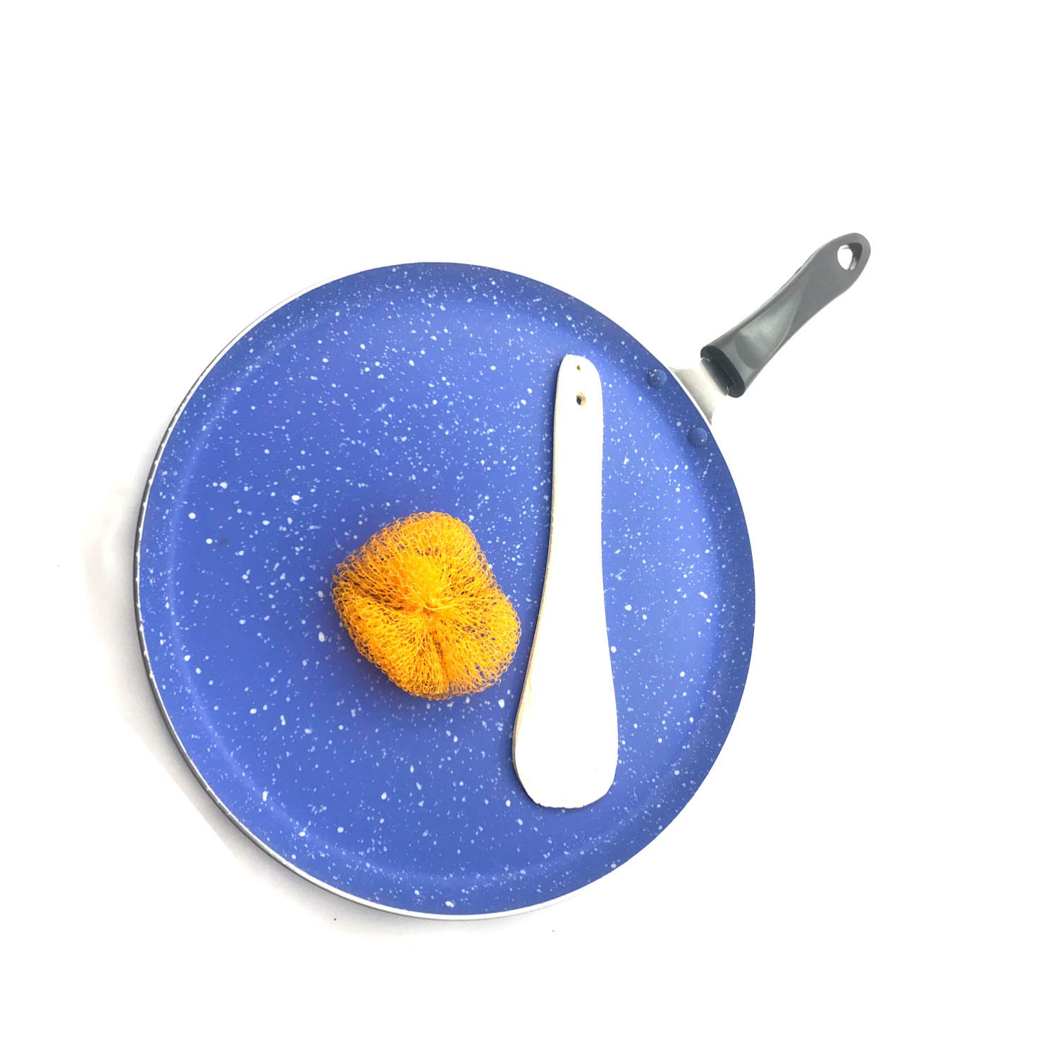 Nonstick Aluminium Dosa Tawa Pan - Indian Round Flat Griddle Skillet for Dosa, Omelet & Frying | Perfect for Home Cooking, Restaurant Use & Outdoor Camping