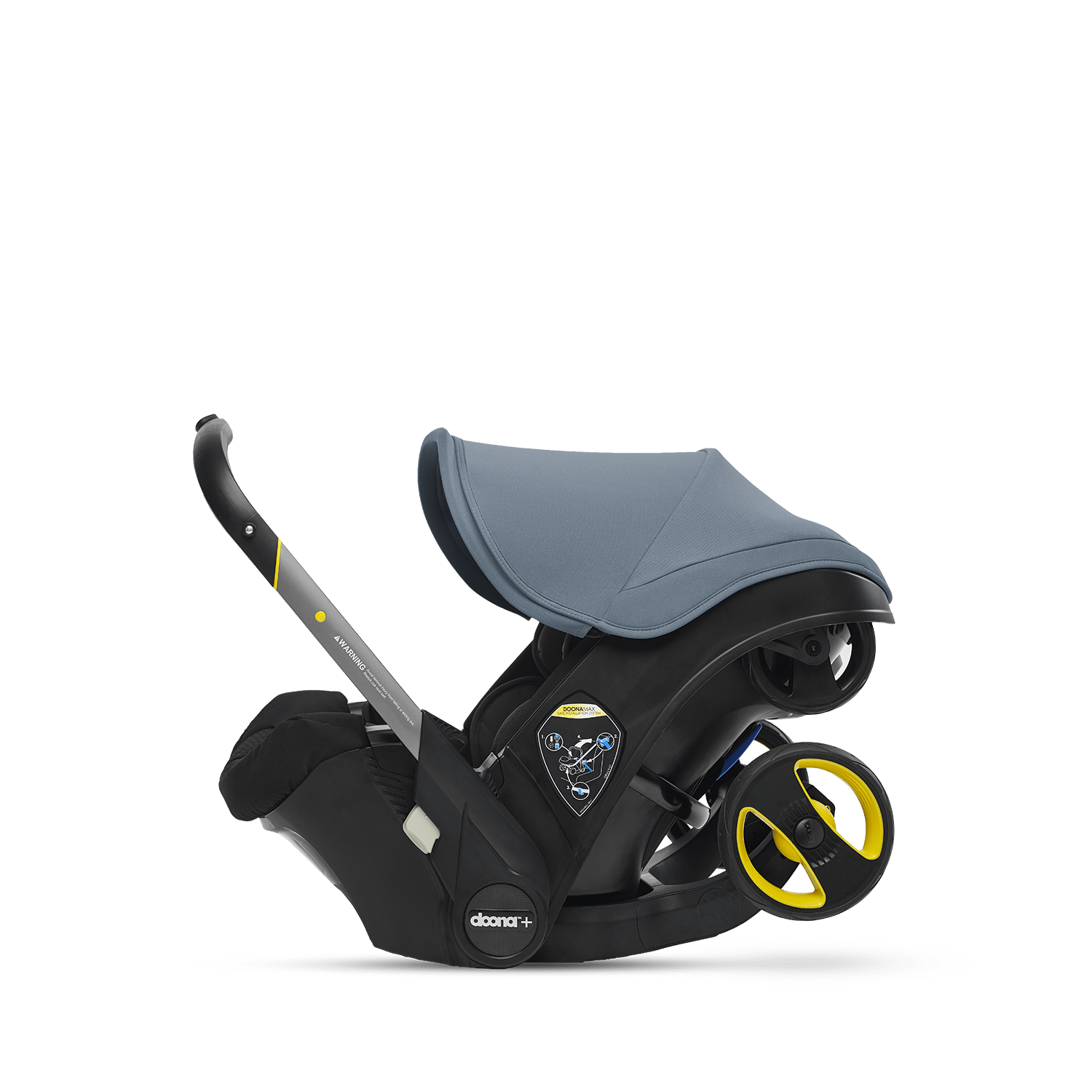 Doona+ Infant Car Seat and Stroller Combo - Convertible, Lightweight, and Travel-Friendly for Newborns to Toddlers - Perfect for Air Travel, Shopping, and Daily Outings