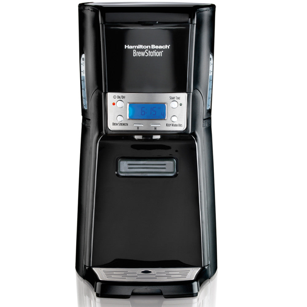 Hamilton Beach BrewStation 12-Cup Programmable Coffee Maker with Hot Water Dispenser - Model 48463C - Perfect for Home, Office & Entertaining
