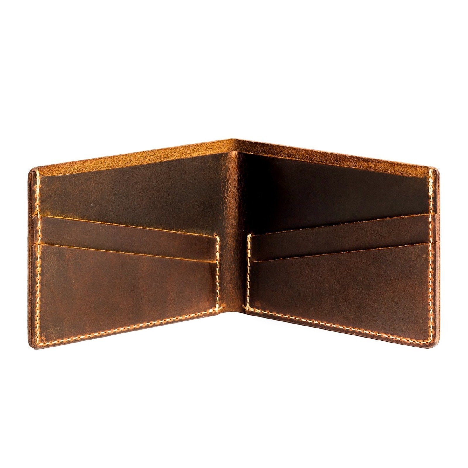 Genuine Leather Bifold Wallet for Men - Slim RFID Blocking Credit Card Holder - Perfect for Everyday Use, Travel & Business