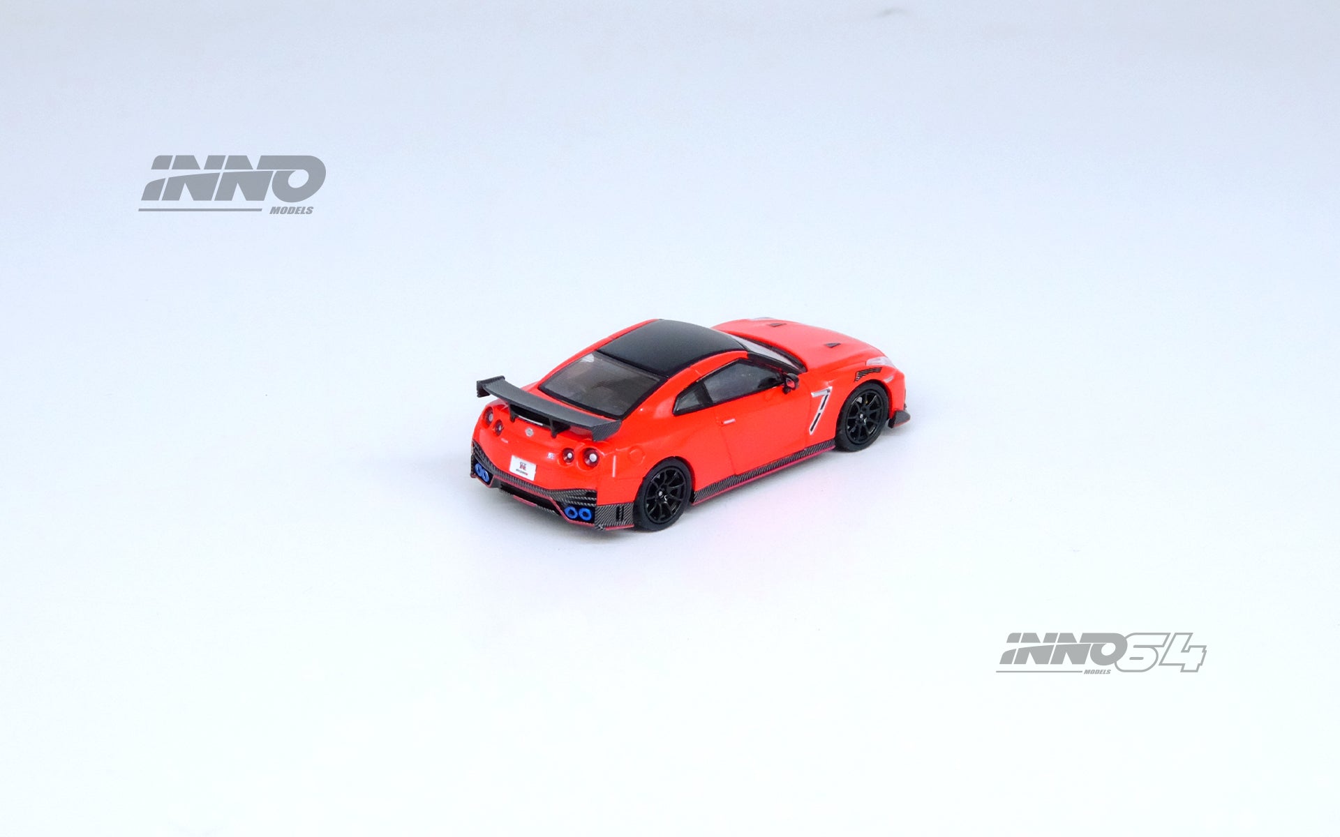 INNO64 1:64 Scale Nissan GT-R R35 NISMO Diecast Model Car - Red Collectible Toy for Car Enthusiasts | Perfect for Display, Gift Giving, and Model Car Collections