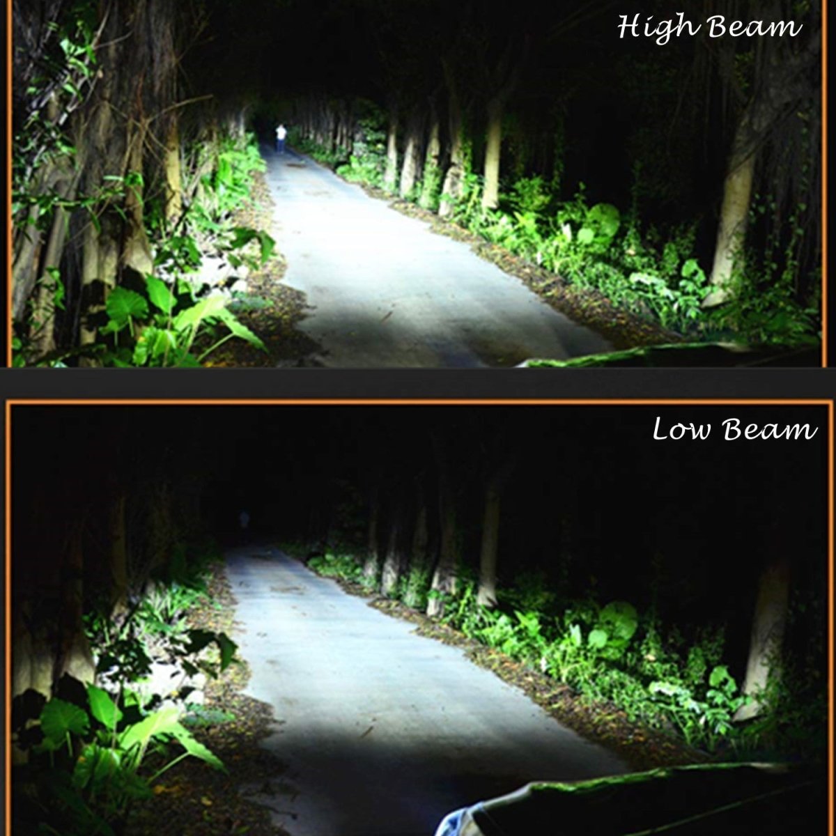 Mini LED Car & Truck Headlight Bulbs - High/Low Beam & Fog Lights for Enhanced Night Driving Safety - Perfect for Off-Roading, Camping & Daily Commute