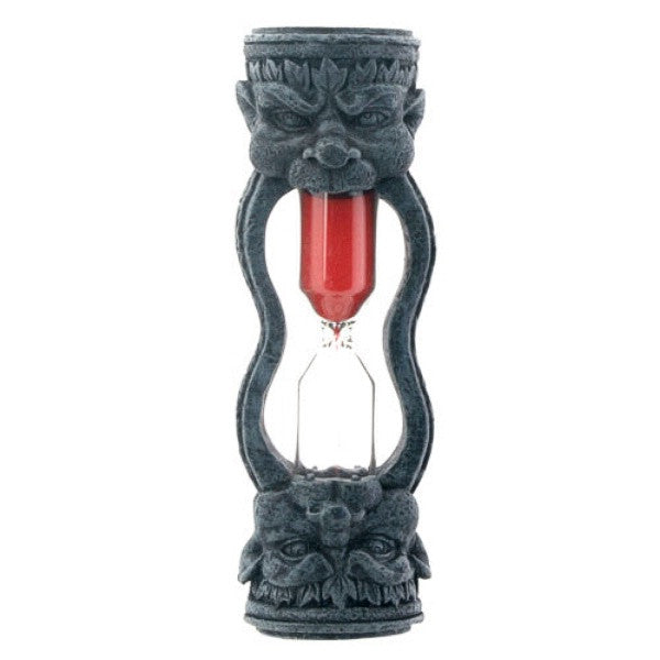 4 Minute Small Gargoyle Sand Timer - Hourglass for Board Games, Classroom Activities & Productivity - Vintage Gothic Decor for Home Office