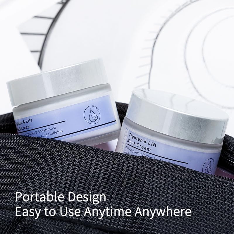 Best Neck Lift & Firming Cream for Sagging Skin - Anti-Aging Tightening Treatment for Neck & Décolleté - Perfect for Daily Skincare Routine & Nighttime Use