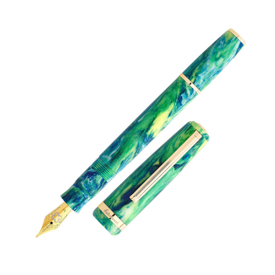 Esterbrook JR Pocket Limited Edition Fountain Pen - Beleza Gold Trim Luxury Writing Instrument for Collectors & Professionals | Perfect for Gifts, Calligraphy & Office Use
