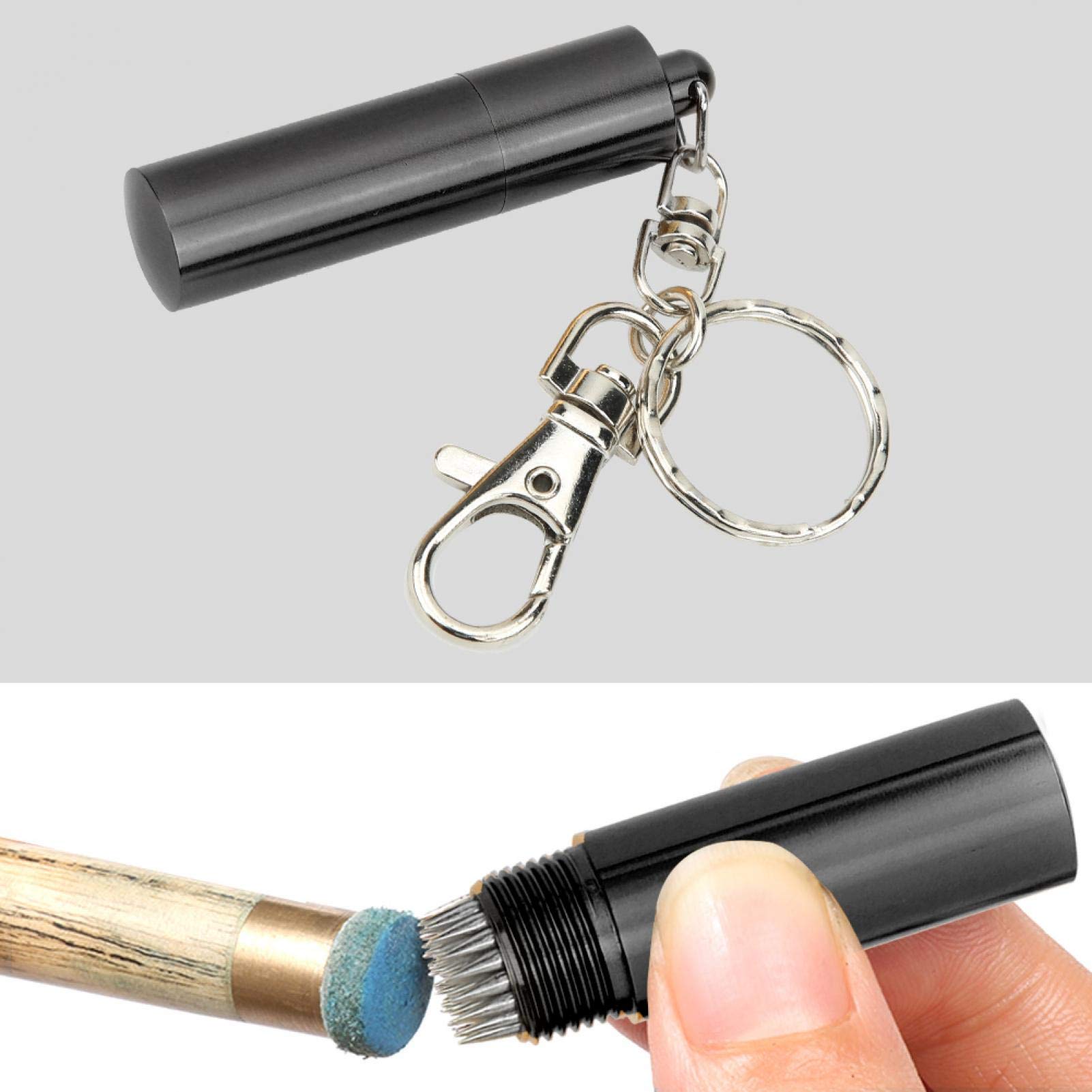 Alomejor Billiard Cue Tip Tool - Professional Pool & Snooker Stick Shaper, Cue Tip Pick, Pricker & Trimmer Repair Kit - Perfect for Pool Cue Maintenance & Accessories - Ideal for Home Game Rooms & Professional Billiard Clubs
