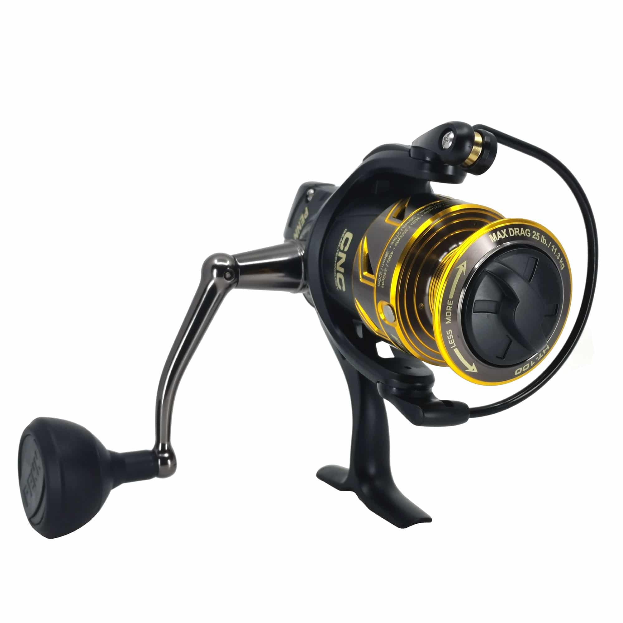 Penn Battle III Spinning Fishing Reel - Saltwater & Freshwater Spinning Reel with Smooth Drag System - Perfect for Surf Fishing, Bass Fishing, and Offshore Angling