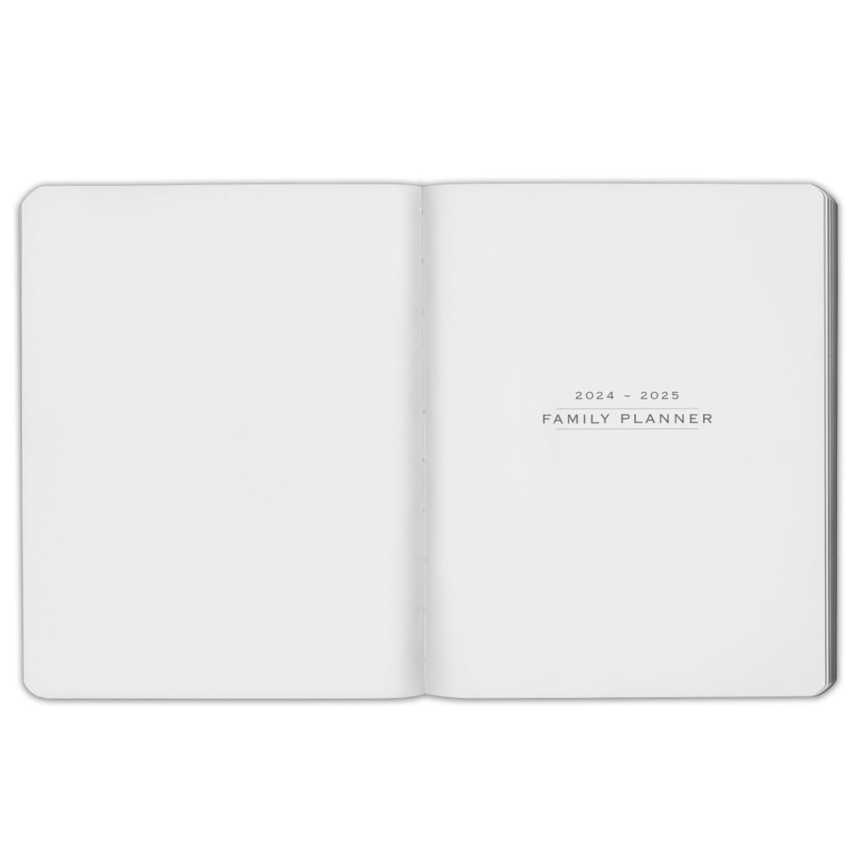 2025 Gallery Leather Family Planner for Moms - Elegant Bound 18-Month Calendar & Notebook with White Page Edges, Acadia Cactus Design, 9x7 Inches - Perfect for Home Organization, School Schedules & Work Planning