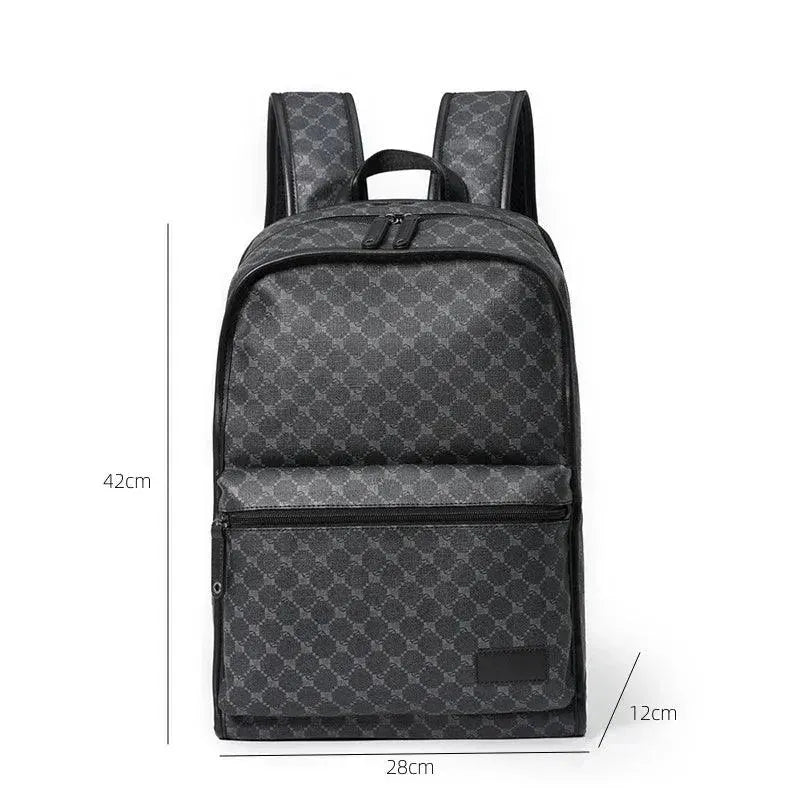 Durable Men's Work & School Backpack - Waterproof Laptop Backpack with USB Charging Port for College, Office & Travel